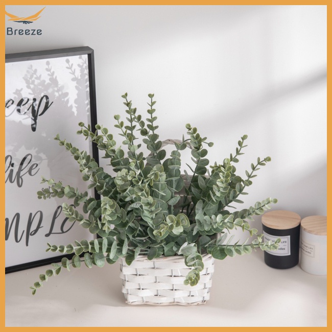 Set 10 Cành Khuynh Diệp Nhân Tạo Trang Trí Tiệc