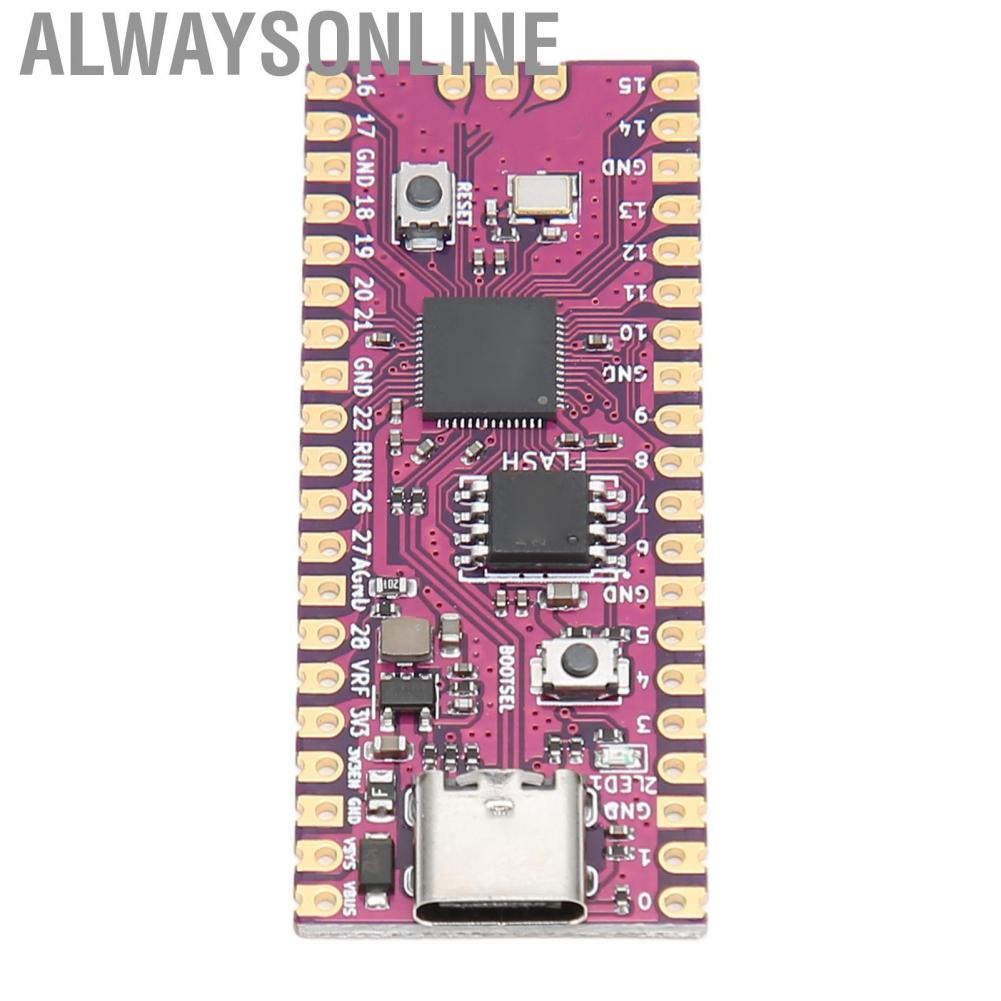 Alwaysonline Microcontroller Board  Gaming Dual Core ARM Cortex M0+ Low Power Consumption Purple Accurate Clock and Timer PCBA for Game Console