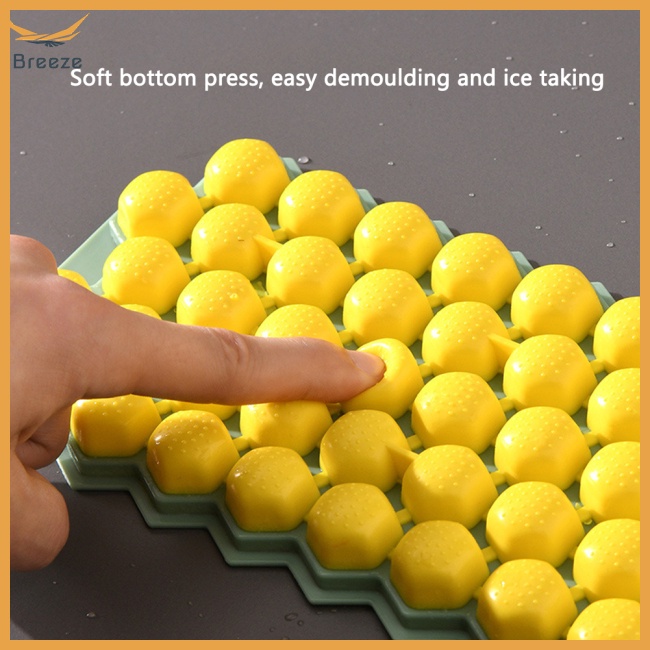 Khuôn Silicon Làm Đá Viên Hình Tổ Ong Đế Mềm Sáng Tạo
