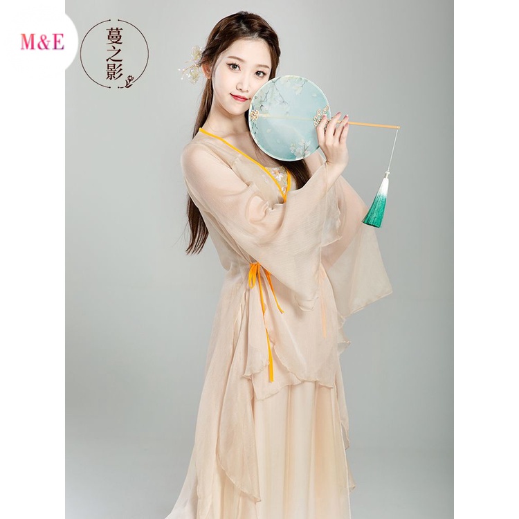 Bán Trực Tiếp Từ Nhà Máy Trang Phục Múa Cổ Điển Trung Quốc Bằng Vải Voan Mỏng Nhẹ Thanh Lịch Rhyme Dùng Để Biểu Diễ