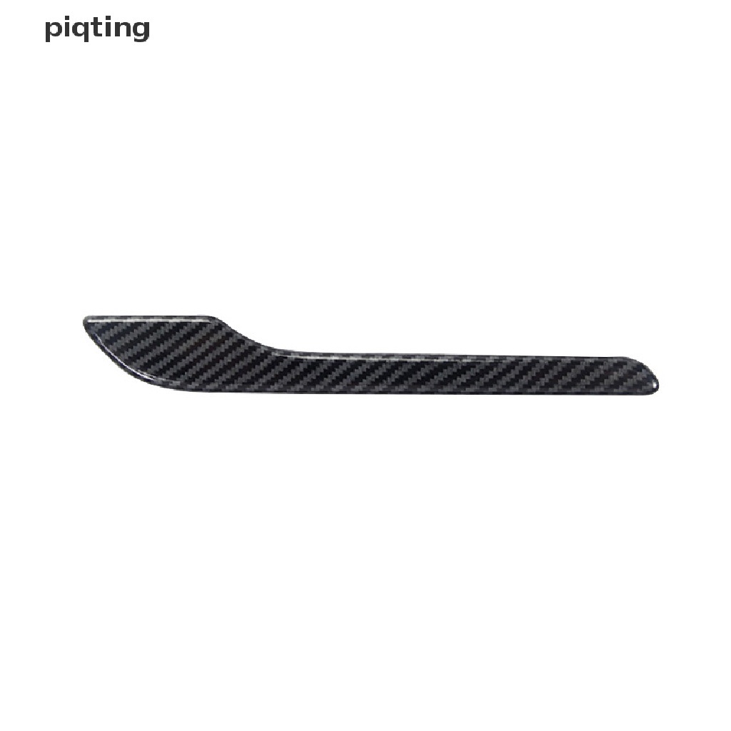 Set 4 Miếng Dán Tay Nắm Cửa Xe Hơi Tesla Model 3 2023 Model Y Bằng Sợi Carbon ABS