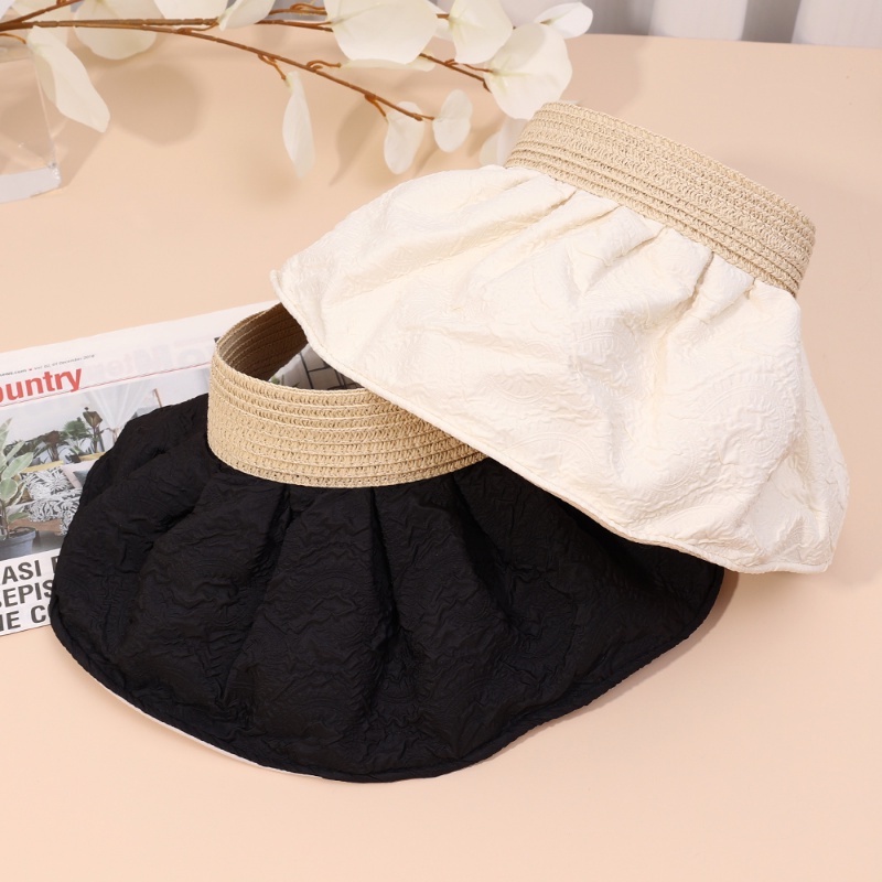 Mũ Che Nắng Hai Mặt Hở Chóp Chống Tia UV Có Thể Điều Chỉnh Cho Nữ