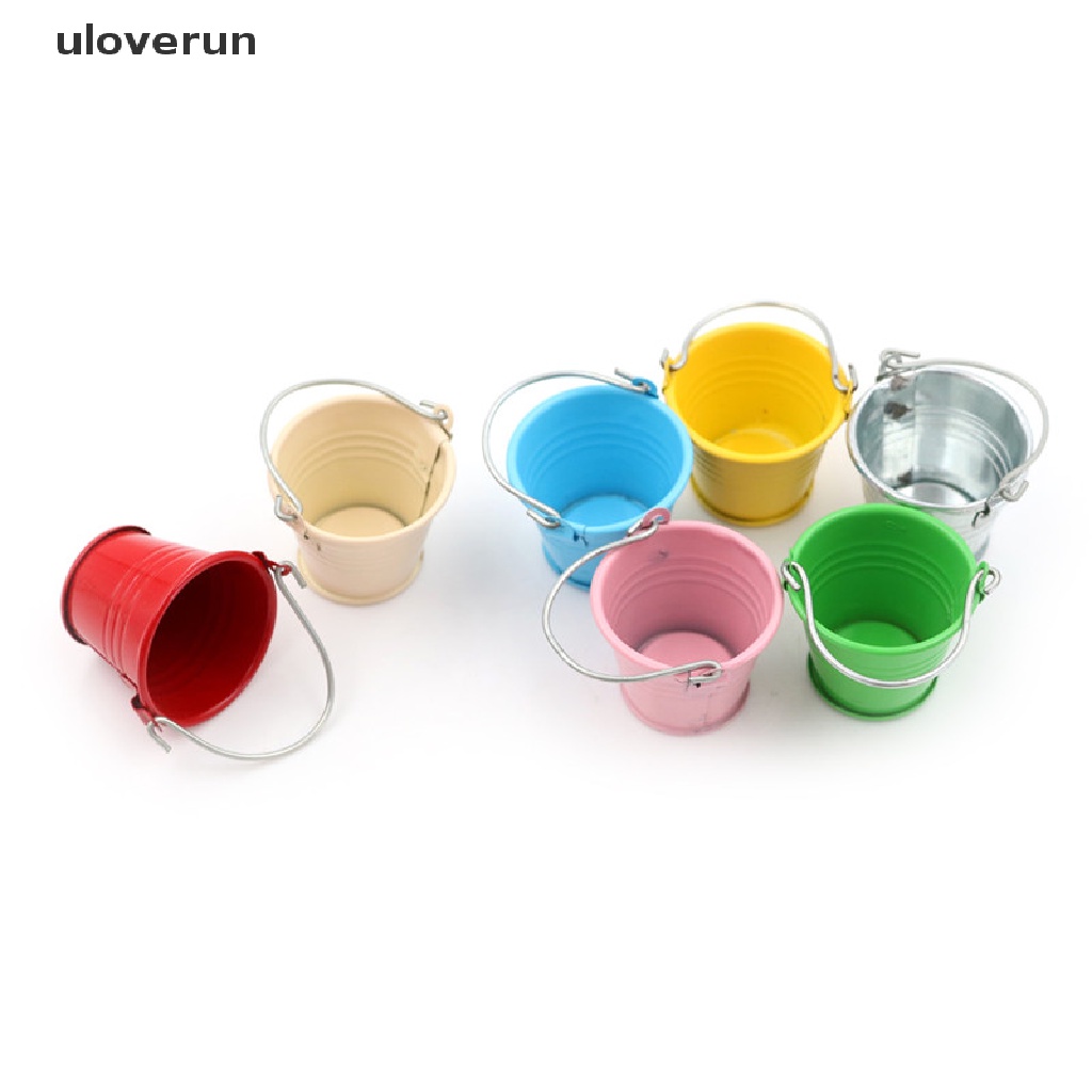 Uloverun Xô Mini Đựng Kẹo Lolly vn Nhiều Màu Dễ Thương Làm Quà Tặng Đám Cưới