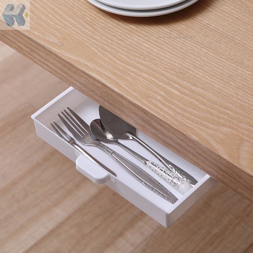 1 Hộp Đựng Đồ Tàng Hình Tự Dính Tiện Dụng Cho Gia Đình