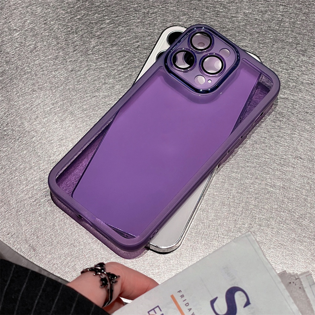 Ốp Điện Thoại TPU Mềm Siêu Mỏng Trong Suốt Bảo Vệ Ống Kính Máy Ảnh Cho iPhone 12 13 14 Pro Max 14 Plus 12 13 Pro Max