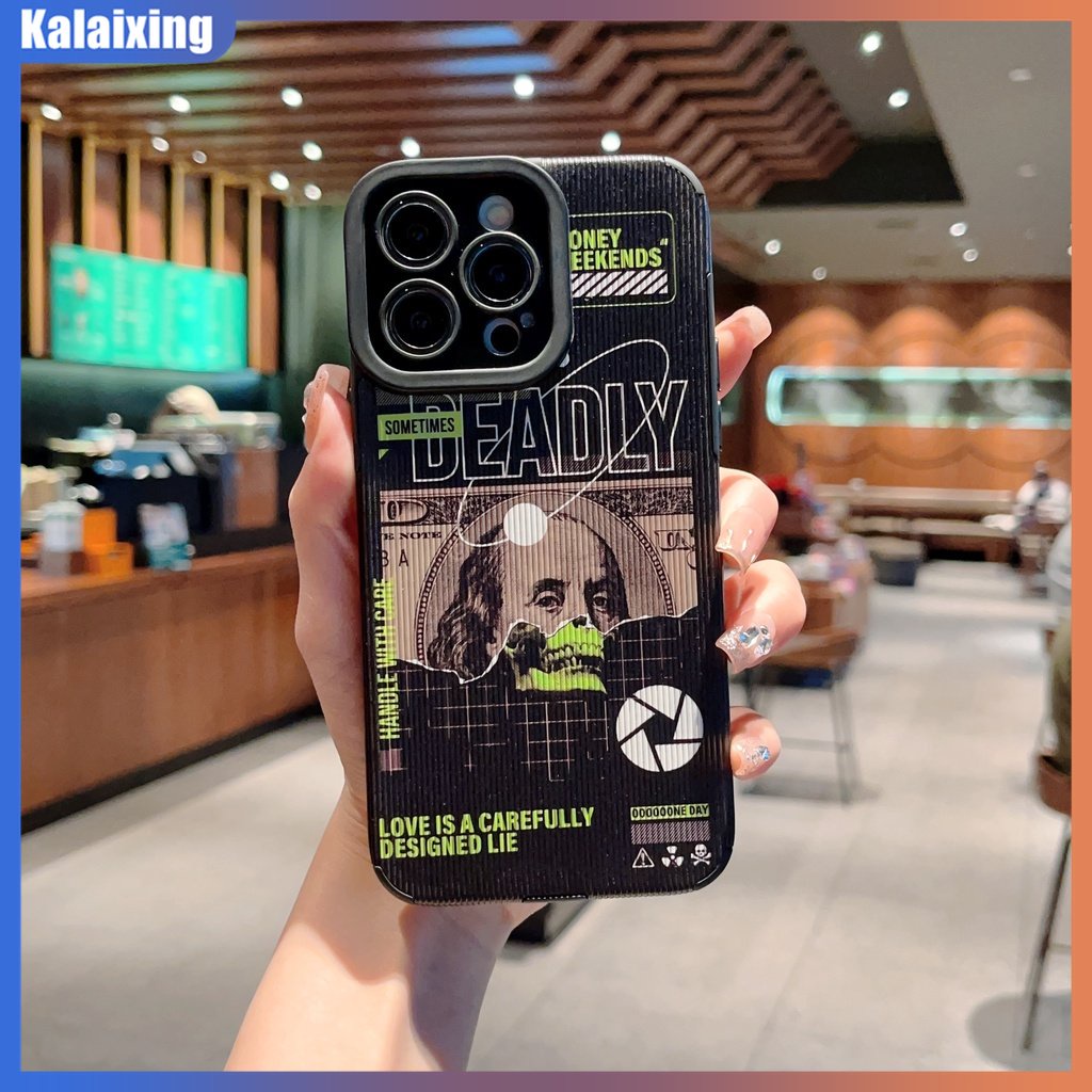 Ốp Điện Thoại Da Kiểu Vuông Cho iPhone 14 / 13 / 11 / 12 Pro Max / XS / XR / XS Max / 7 / 8 Plus 14Plus