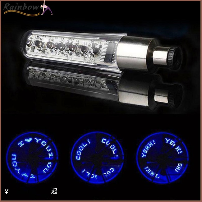 Đèn Led 7 Bóng Cảm Ứng Hai Mặt Gắn Van Xe Đạp Leo Núi