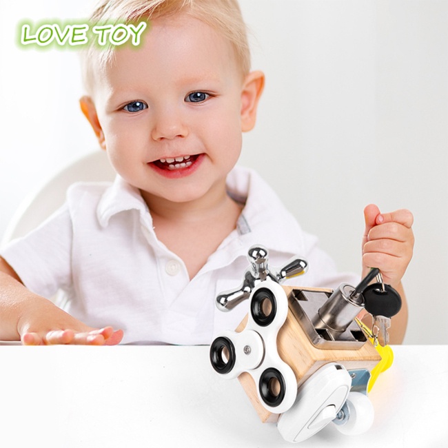 Đồ Chơi Khối Gỗ Nkodok 6 Trong 1 Giáo Dục Sớm Cho Bé