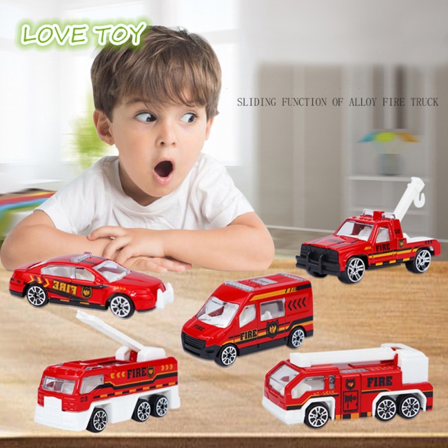 Set 5 Mô Hình Xe Ô Tô Đồ Chơi Cho Bé