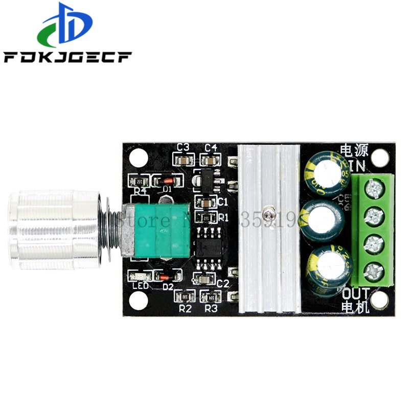 Bộ Điều Chỉnh Tốc Độ Động Cơ DC 6V 12V 24V 28VDC 3A 80W PWM