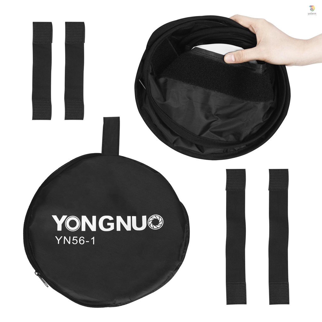 Hộp Khuếch Tán Ổ Cứng YONGNUO YN56-1 56cm / 22in Có Thể Gập Lại Kèm Túi Đựng Cho YONGNUO YN600L / YN600L II / YN900 / YN900 II
