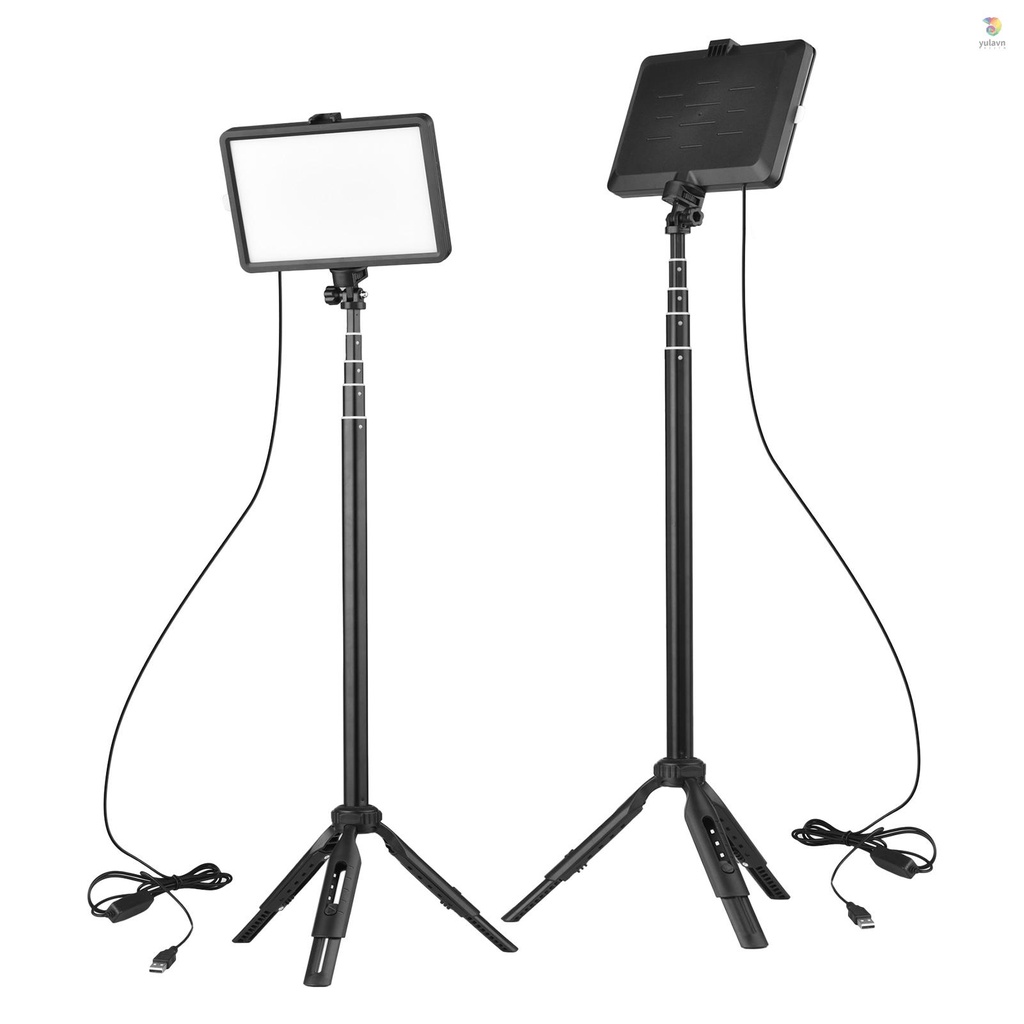 Bộ Đèn LED Andoer Hai Màu 1 * 3200K-5600K 10 Mức Độ Sáng + 1 * Tripod Max.148cm / 58in + 4 * Màu Sắc