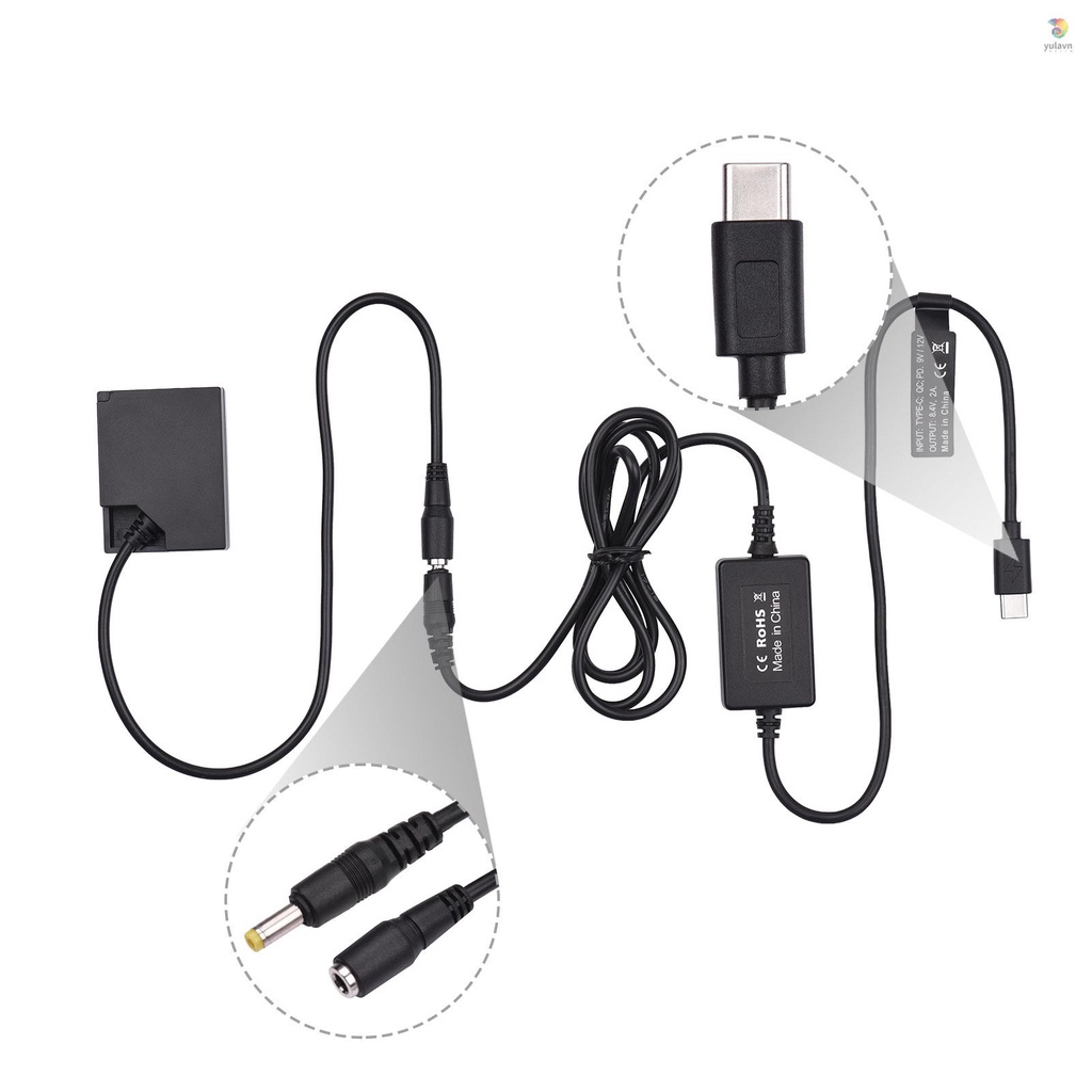 Dây Cáp PD USB Loại C NP-W126 Cho Máy Ảnh Fujifilm X-A2 A3 X-E2s X-Pro2 T20 T10 X-T30 X-T1 T2 X-T3 E3