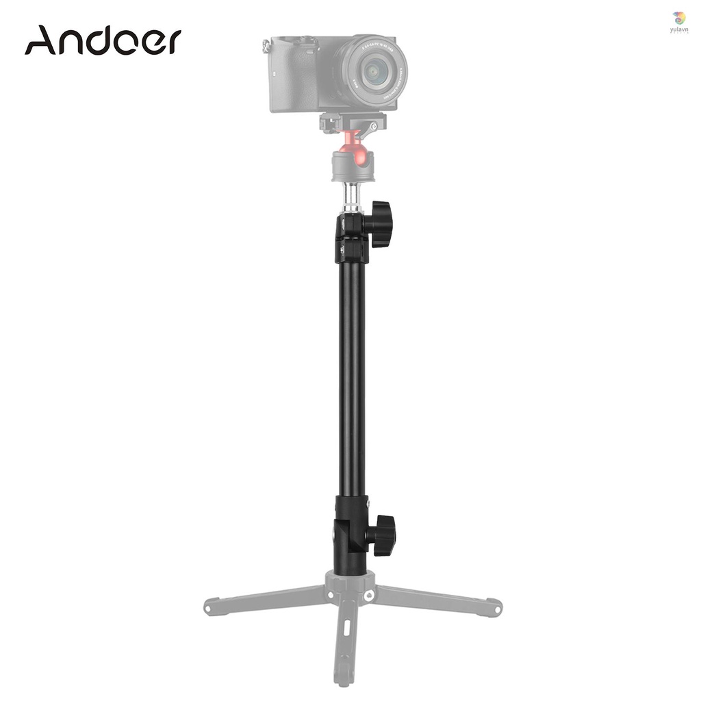 Kẹp Chữ C Bằng Hợp Kim Nhôm Đa Năng + Gậy Ba Chân Mở Rộng Điều Chỉnh Được 1 / 4 Inch Chiều Dài 28-46cm Cho Máy Ảnh