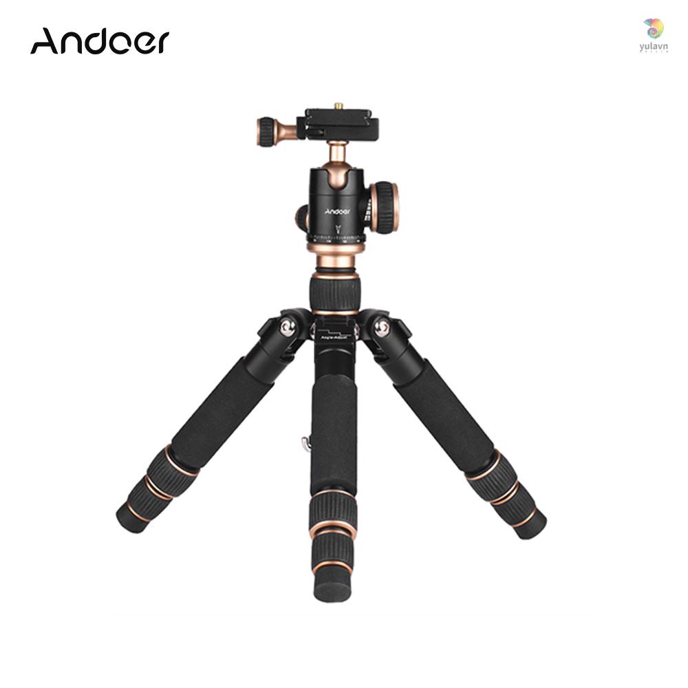 Giá Đỡ Ba Chân Mini Andoer 53cm / 21in Tháo Lắp Nhanh Đầu Bi Cho Máy Ảnh DSLR / Điện Thoại Thông Minh / DV