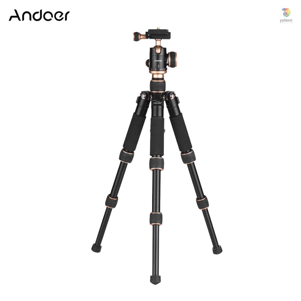 Giá Đỡ Ba Chân Mini Andoer 53cm / 21in Tháo Lắp Nhanh Đầu Bi Cho Máy Ảnh DSLR / Điện Thoại Thông Minh / DV