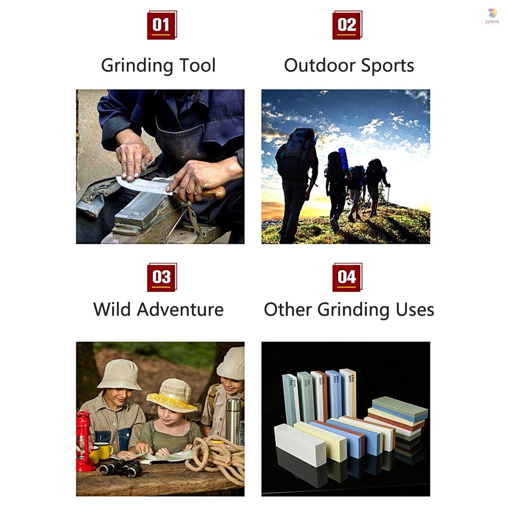Phụ Kiện 4000 Cái Hình yula yula) 4000#/1000# 3000#/8000# Đá Mài Dao Chống Trượt Cao Cấp Tiện Dụng