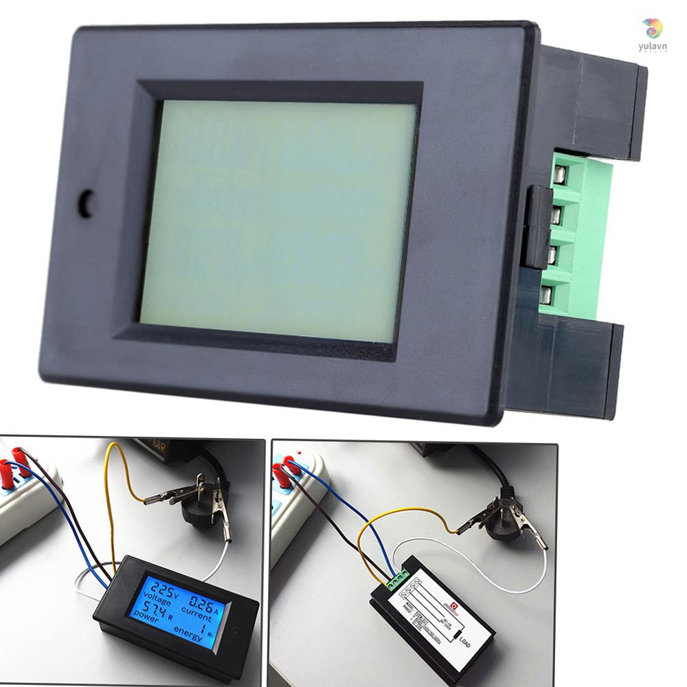 Thiết Bị Kiểm Tra Năng Lượng Điện AC80-260V 20A Màn Hình LCD