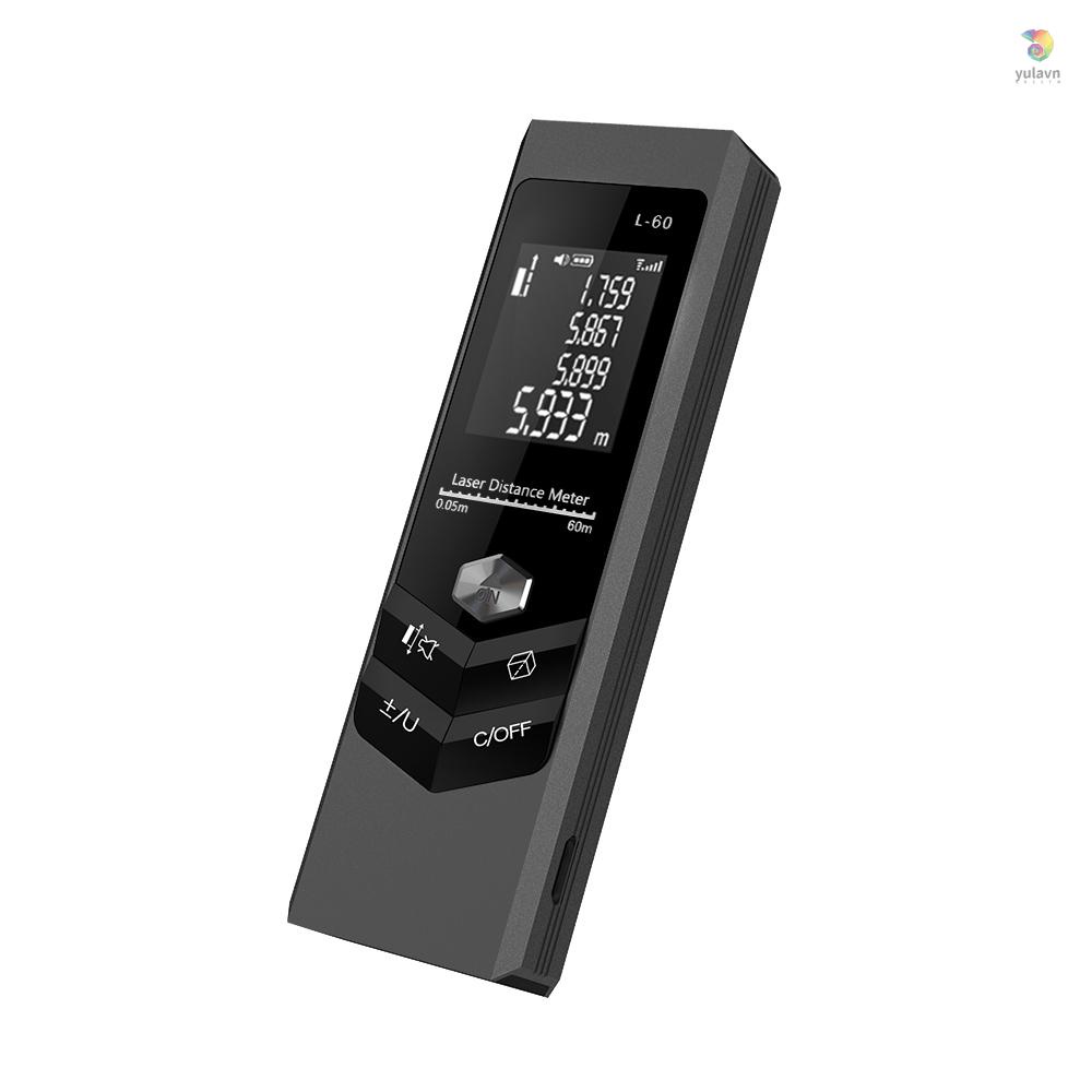 Máy Đo Khoảng Cách Kỹ Thuật Số Bằng Laser Cầm Tay Mini Tiện Dụng