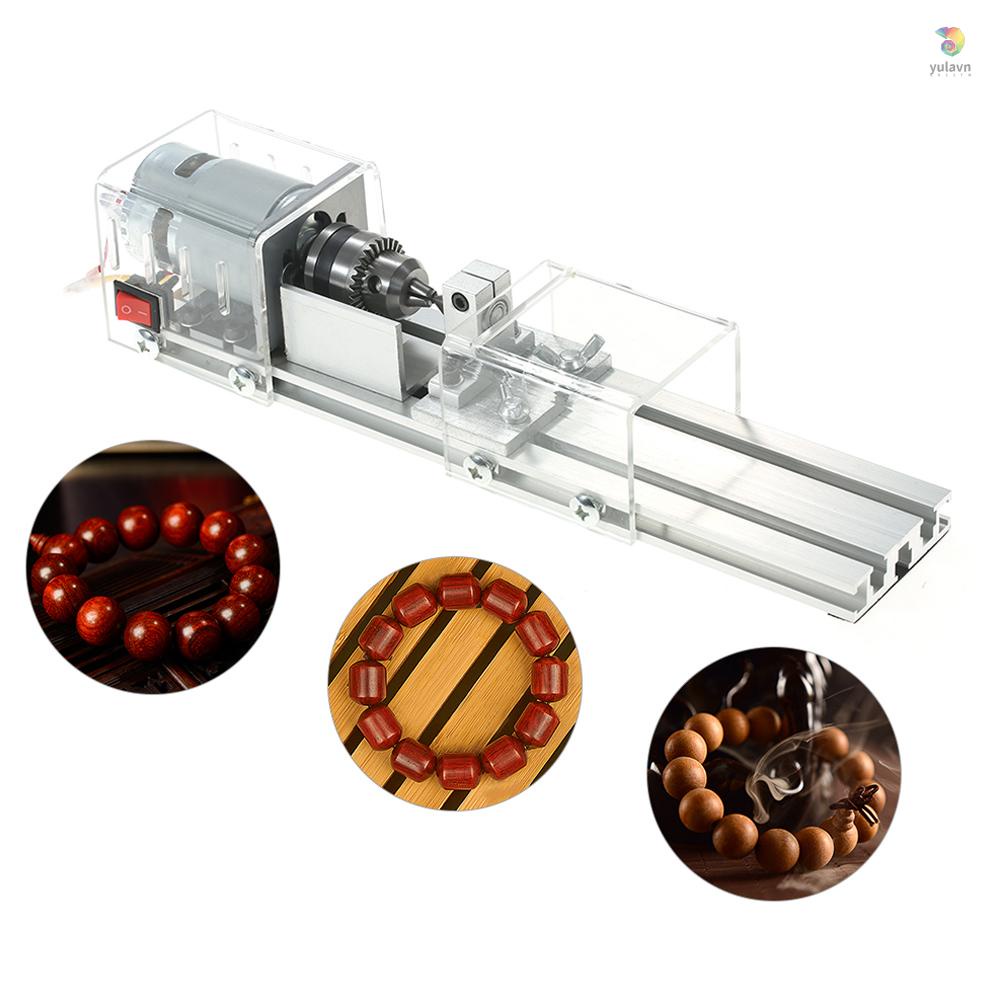 Máy Tiện Mini 100W 12-24V Dc Dùng Làm Đồ Gỗ DIY