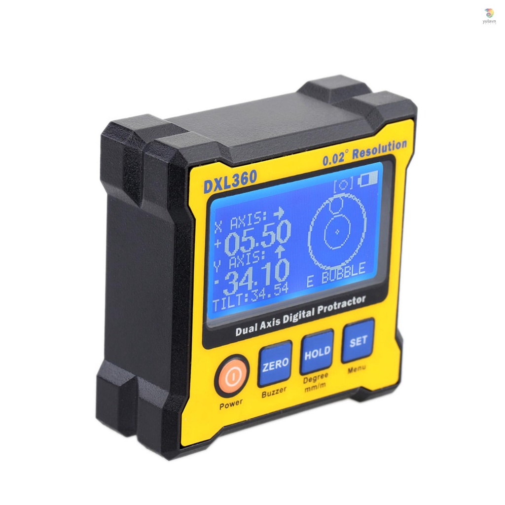 Thước Đo Góc Kỹ Thuật Số 5 Cạnh DXL360 Độ Chính Xác Cao 100-240V 50-60Hz