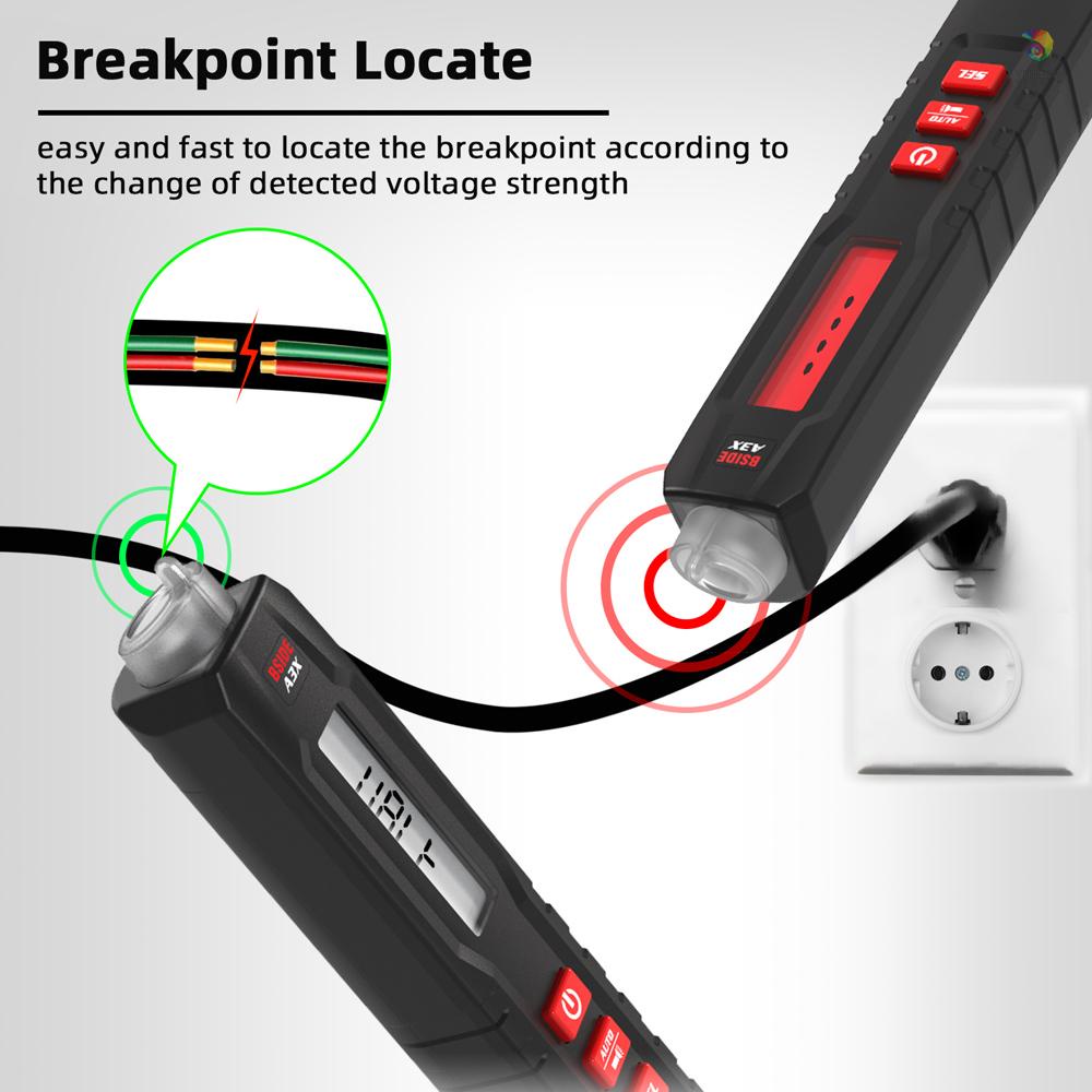 Vôn Kế Điện Tử Màn Hình Kỹ Thuật Số 1.9 Inch Dạng Bút Thử Điện Đa Năng NCV