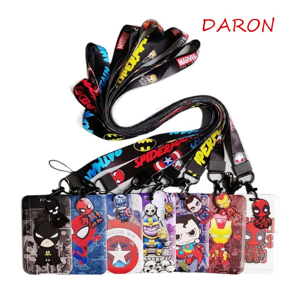 Dây Đeo Thẻ Xe Buýt In Hình Marvel Cá Tính Cho Nam Nữ