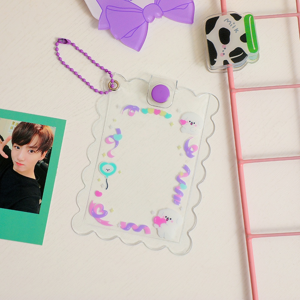 Ví Đựng Thẻ Cỡ Nhỏ Kiểu Hàn Quốc Dễ Thương Cho Bé Gái