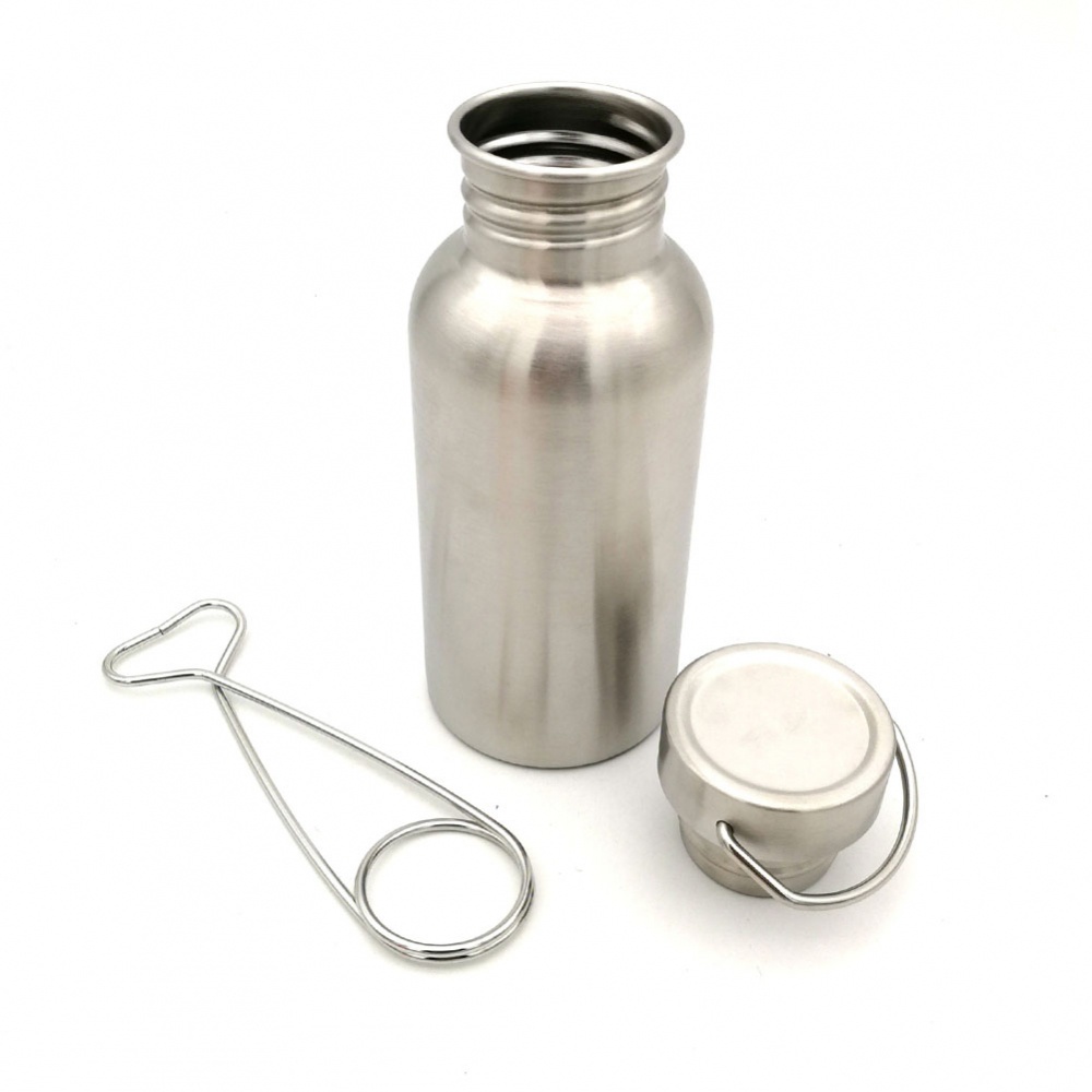 Bình Nước Bằng Thép Không Gỉ Có Móc Treo Tiện Dụng Cho Hoạt Động Ngoài Trời