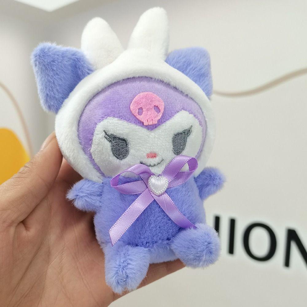 Thú Nhồi Bông Hình Thỏ Kuromi Mềm Mại Đáng Yêu