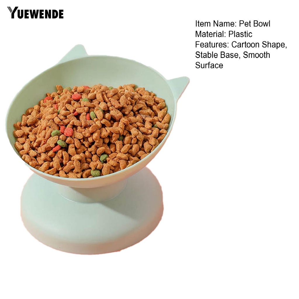 Yue.z Tô Đựng Thức Ăn Nhẹ Hình Hoạt Hình Bề Mặt Mịn Cho Thú Cưng Sử Dụng Hàng Ngày