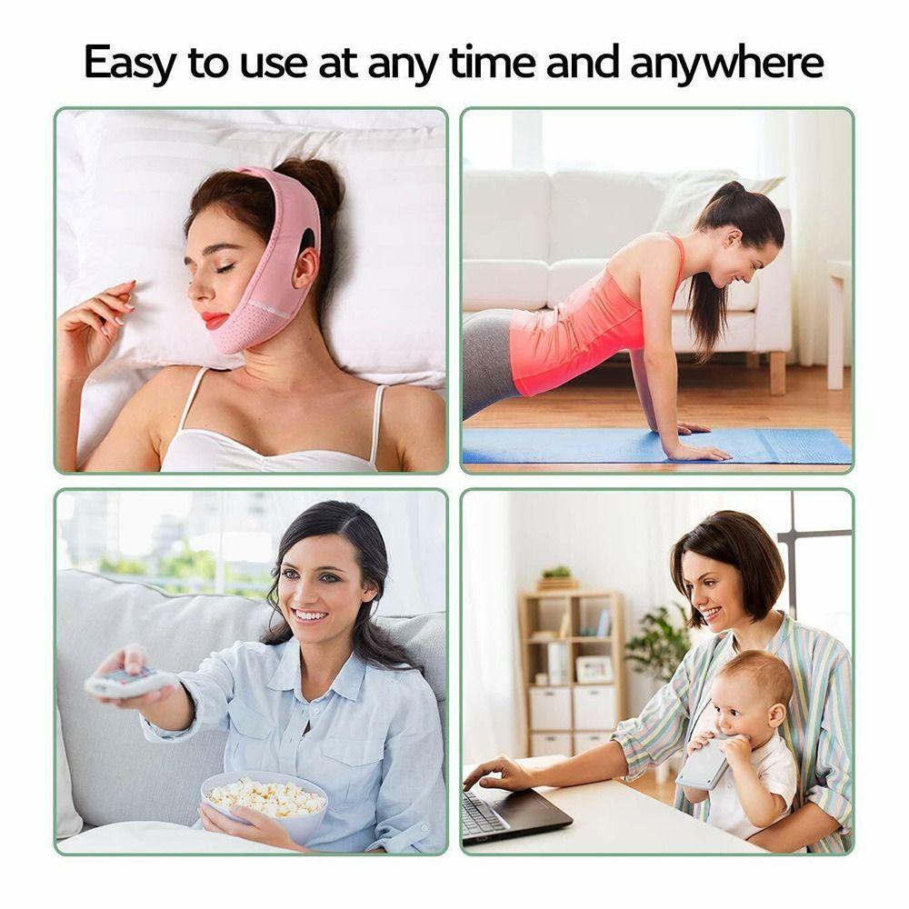 Xiantin Đai Đeo Nâng Cơ Mặt Tạo Cằm Chữ V Chống Nếp Nhăn Thoáng Khí