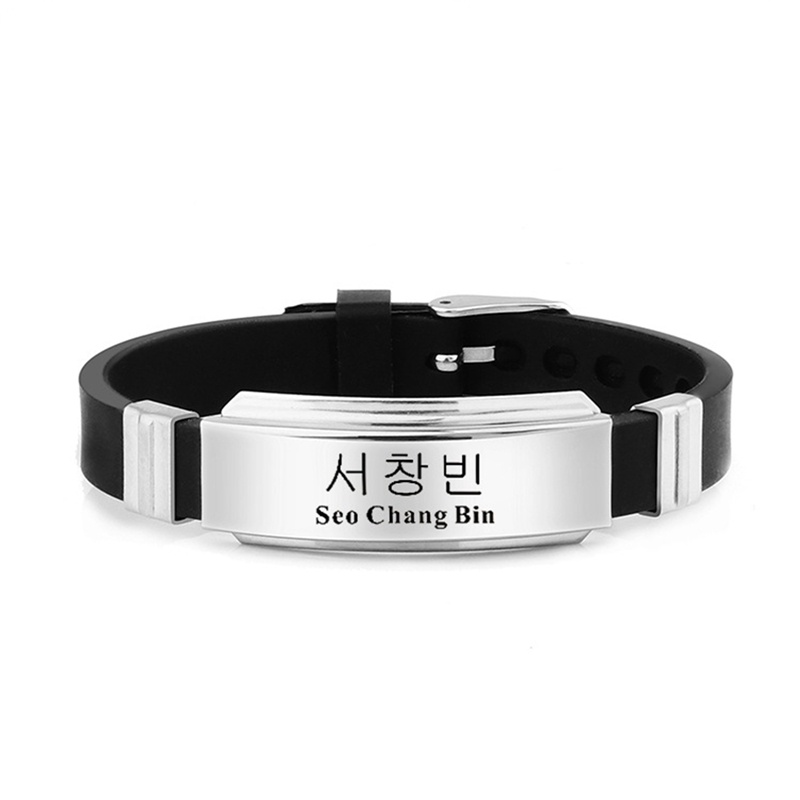 1 Vòng Tay Silicone In Tên Nhóm Nhạc Stray Kids