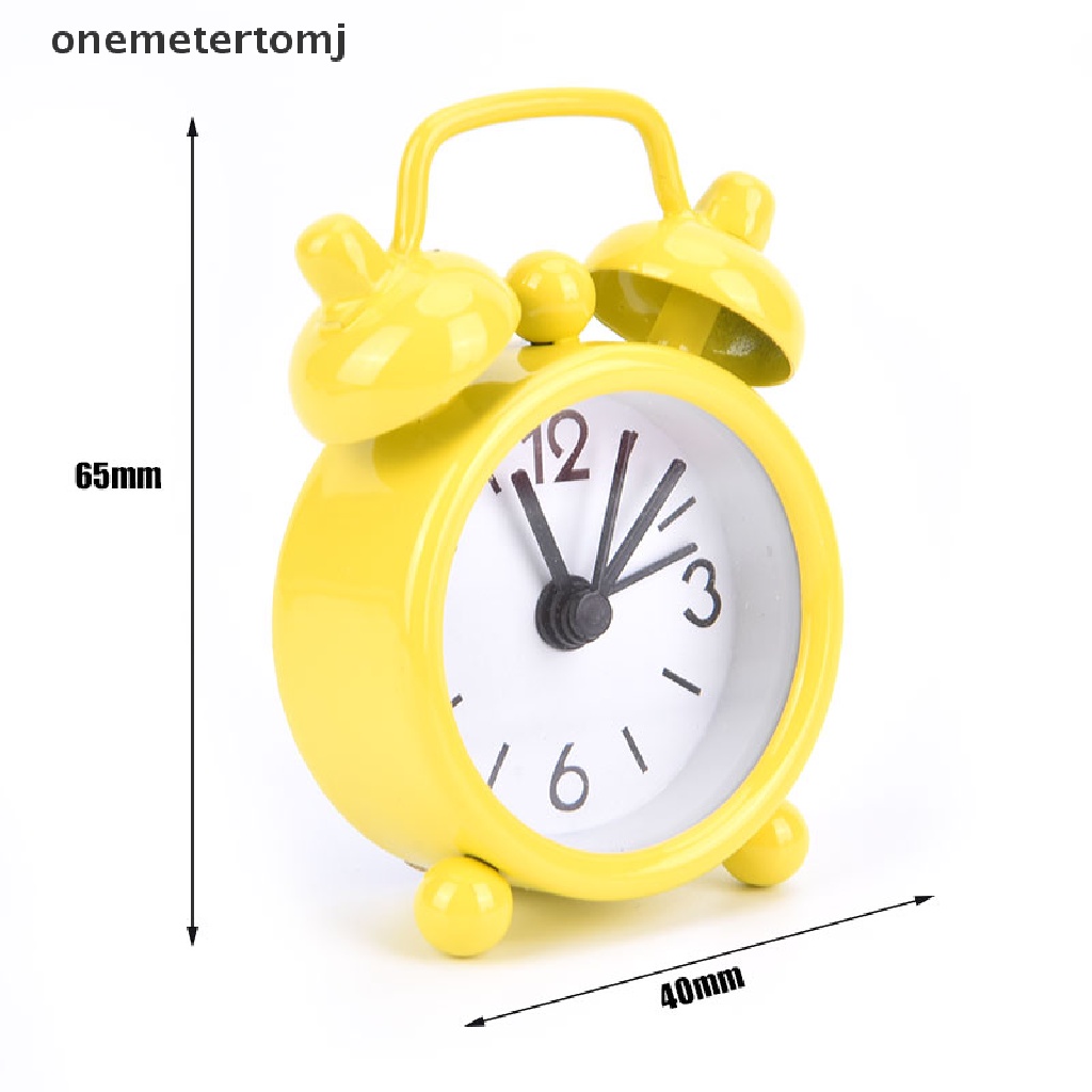 Đồng Hồ Báo Thức Kỹ Thuật Số Mini Hình Tròn