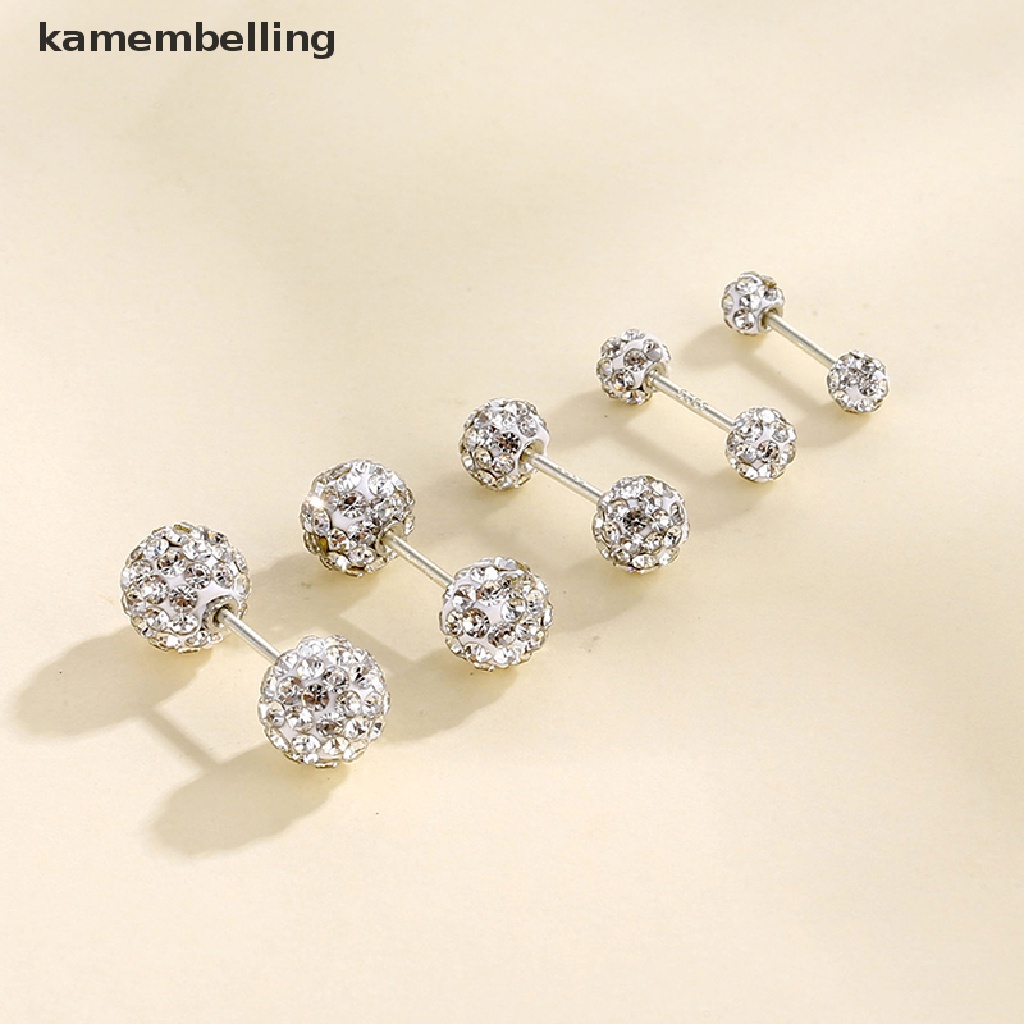 1 Khuyên Tai Bạc 925 Đính Đá Zircon Thời Trang Nữ