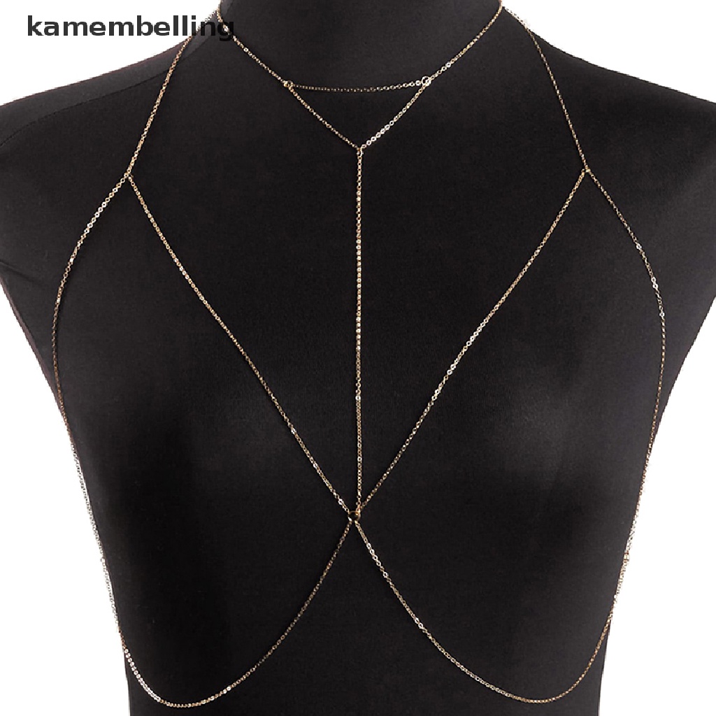 Kamembelling Dây Xích Đeo Ngực / Thắt Lưng Phối Bikini Thời Trang Đi Biển Mùa Hè Quyến Rũ Cho Nữ