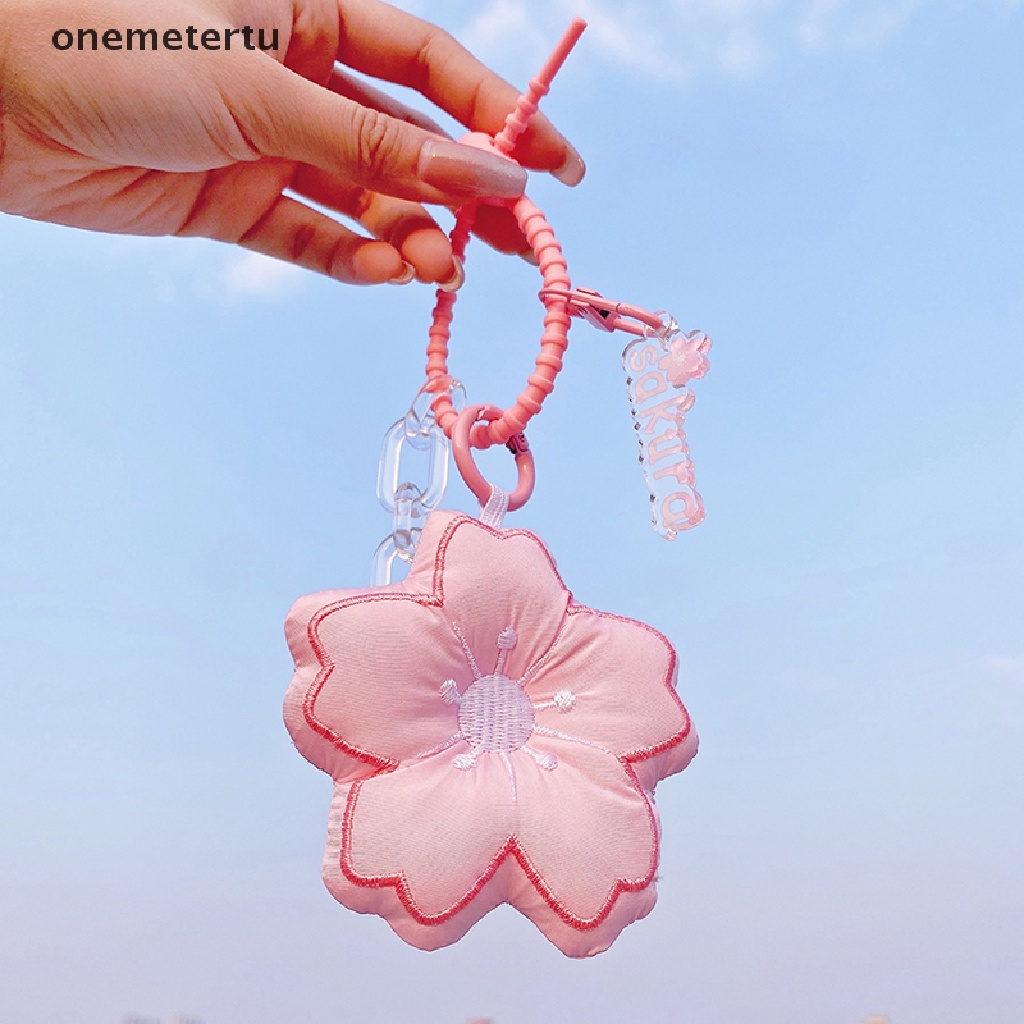 Móc Khóa Hình Hoa Anh Đào Xinh Xắn Thời Trang