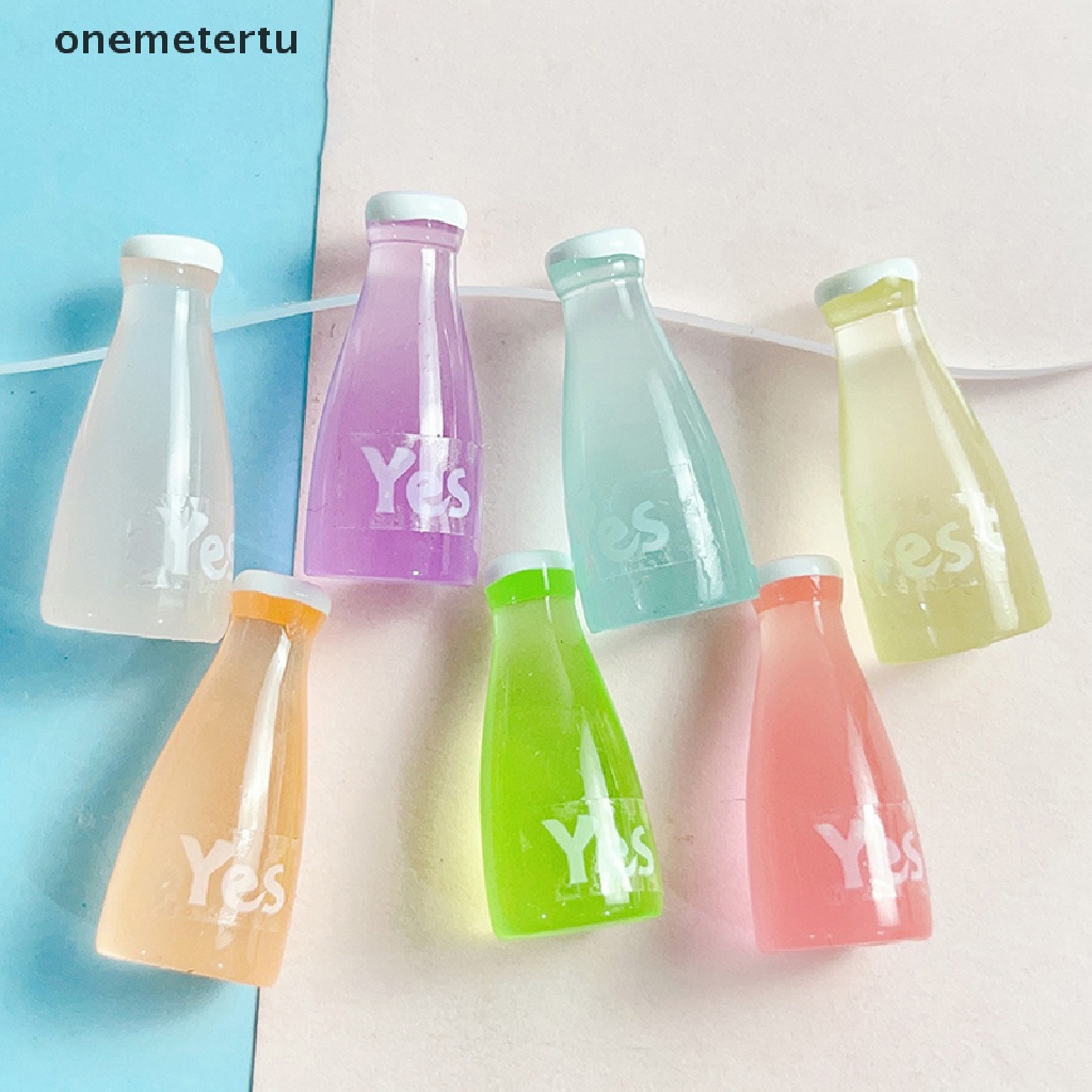 Onemetertu Set 5 Bình Kem Nhỏ Dạ Quang Dùng Làm Trang Sức / Điện Thoại / Trang Sức Thủ Công DIY