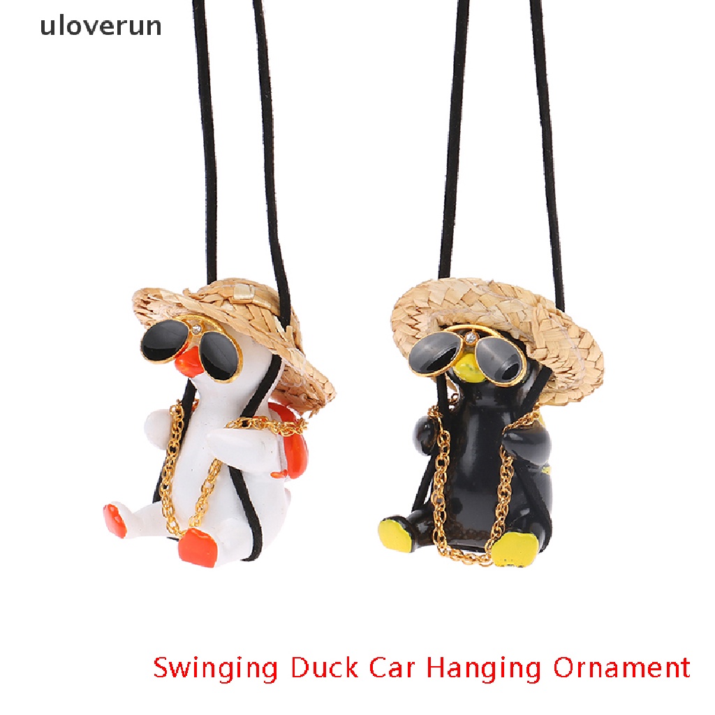 Phụ Kiện Treo Trang Trí Gương Chiếu Hậu Xe Hơi Hình Chú Vịt Dễ Thương