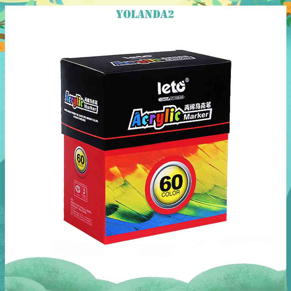 Set 60 Bút Lông Màu Sắc Đa Dạng
