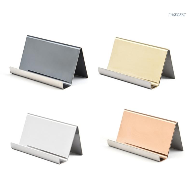 Set 10 Giá Đỡ Trưng Bày Thẻ Tên Đa Năng Bằng Thép Không Gỉ