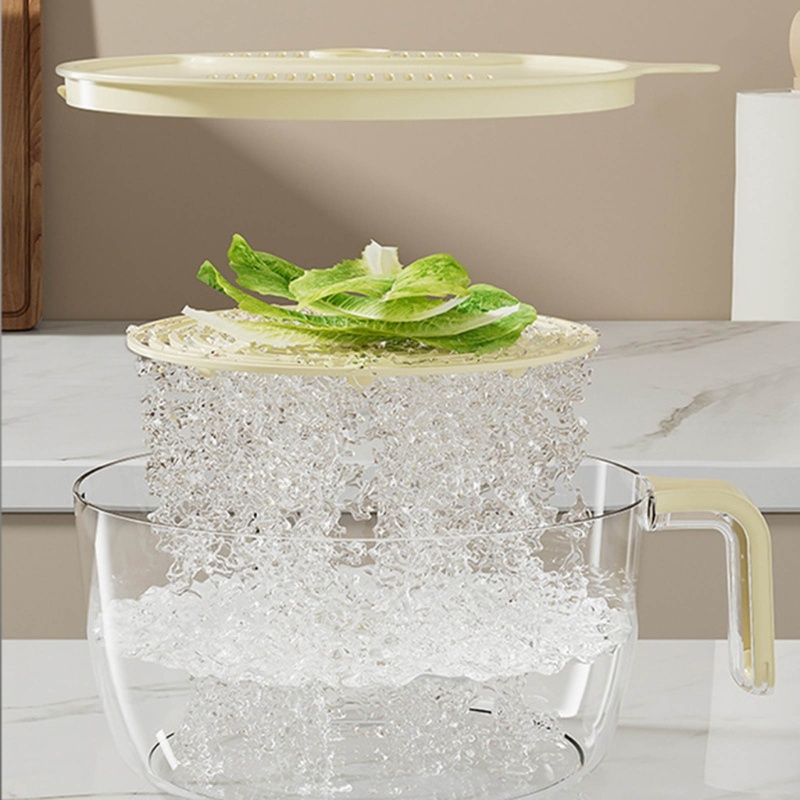 Rổ Rửa Rau Củ Quả Có Tay Cầm Bằng Nhựa Tiện Lợi