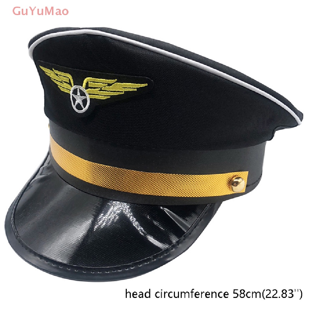 [cxGUYU] Mũ Đội Trưởng Hải Quân Đội Trưởng Hải Quân Chuyến Bay Tàu Thuyền Bay Natendant PRTA