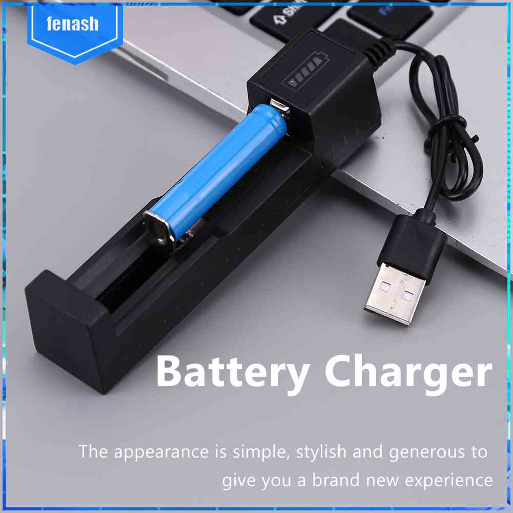 Bộ Sạc Pin USB 1 Ngăn Cho 18650 22650 16340