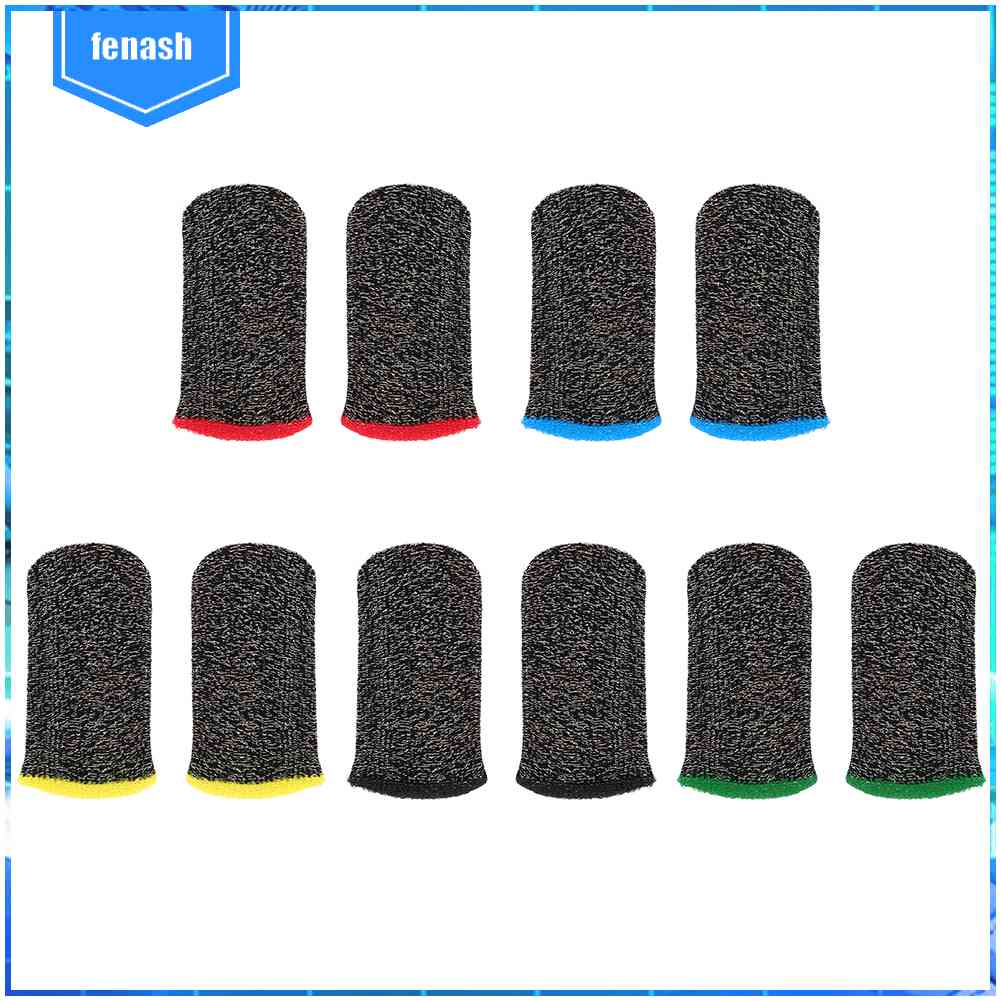 Set 2 Vỏ Bọc Ngón Tay Cầm Chơi Game 24 Ngón Chống Trượt Chống Mồ Hôi