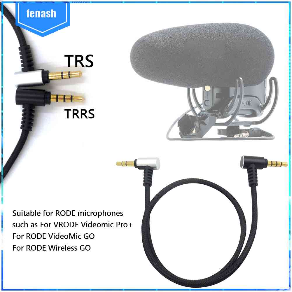 Bộ Chuyển Đổi Micro 3.5mm TRS Sang TRRS Cho RODE VideoMic Pro + / VideoMic GO Mic