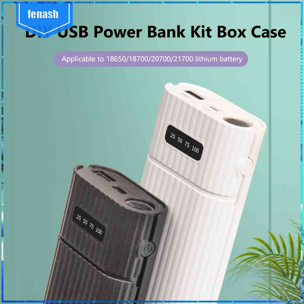 Bộ Hộp Pin Dự Phòng Tự Lắp Ráp Sức Chứa 18650 / 18700 / 20700 / 21700