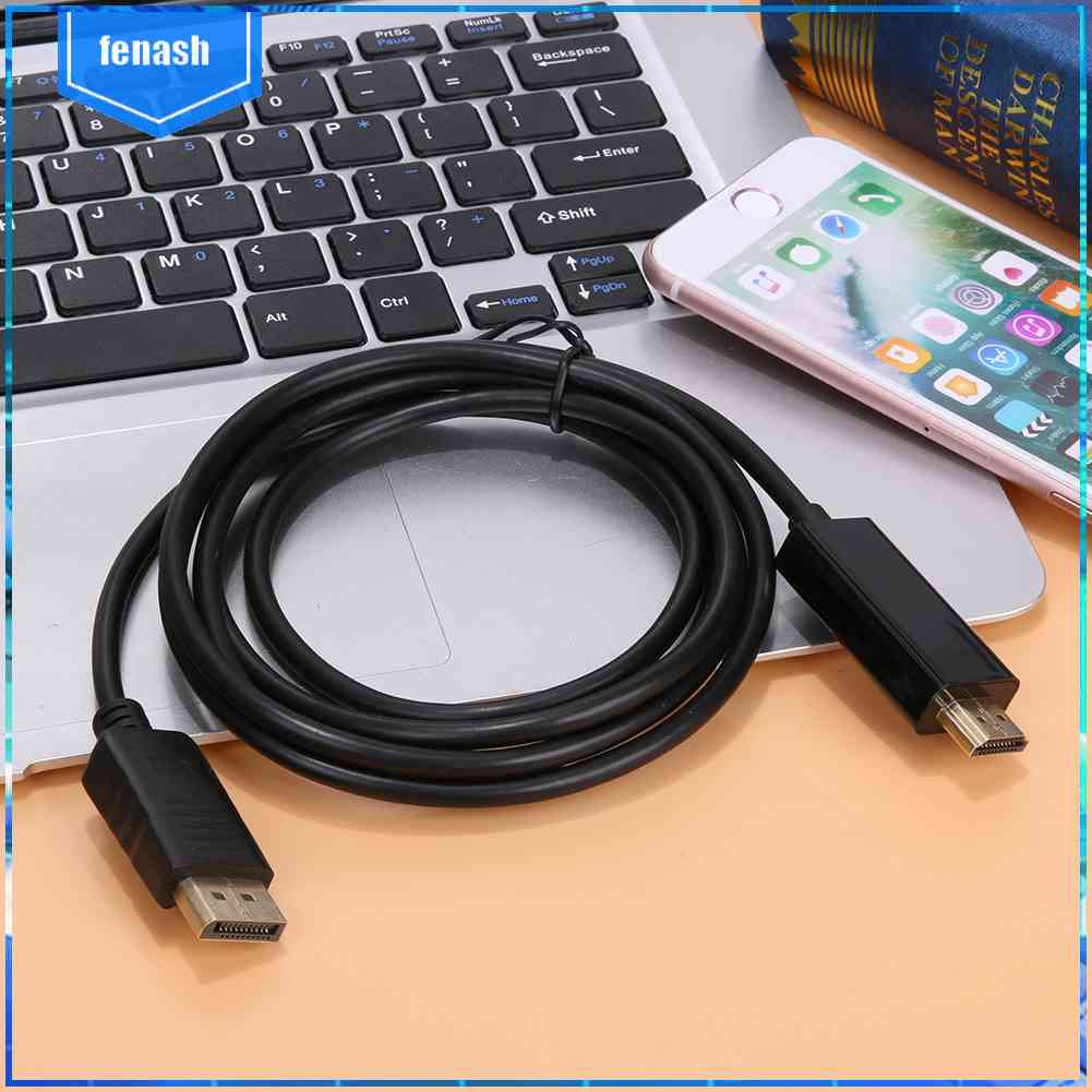 Cáp ChuyểN ĐổI 1.8m DisplayPort Sang HDMI-compatible 1080P