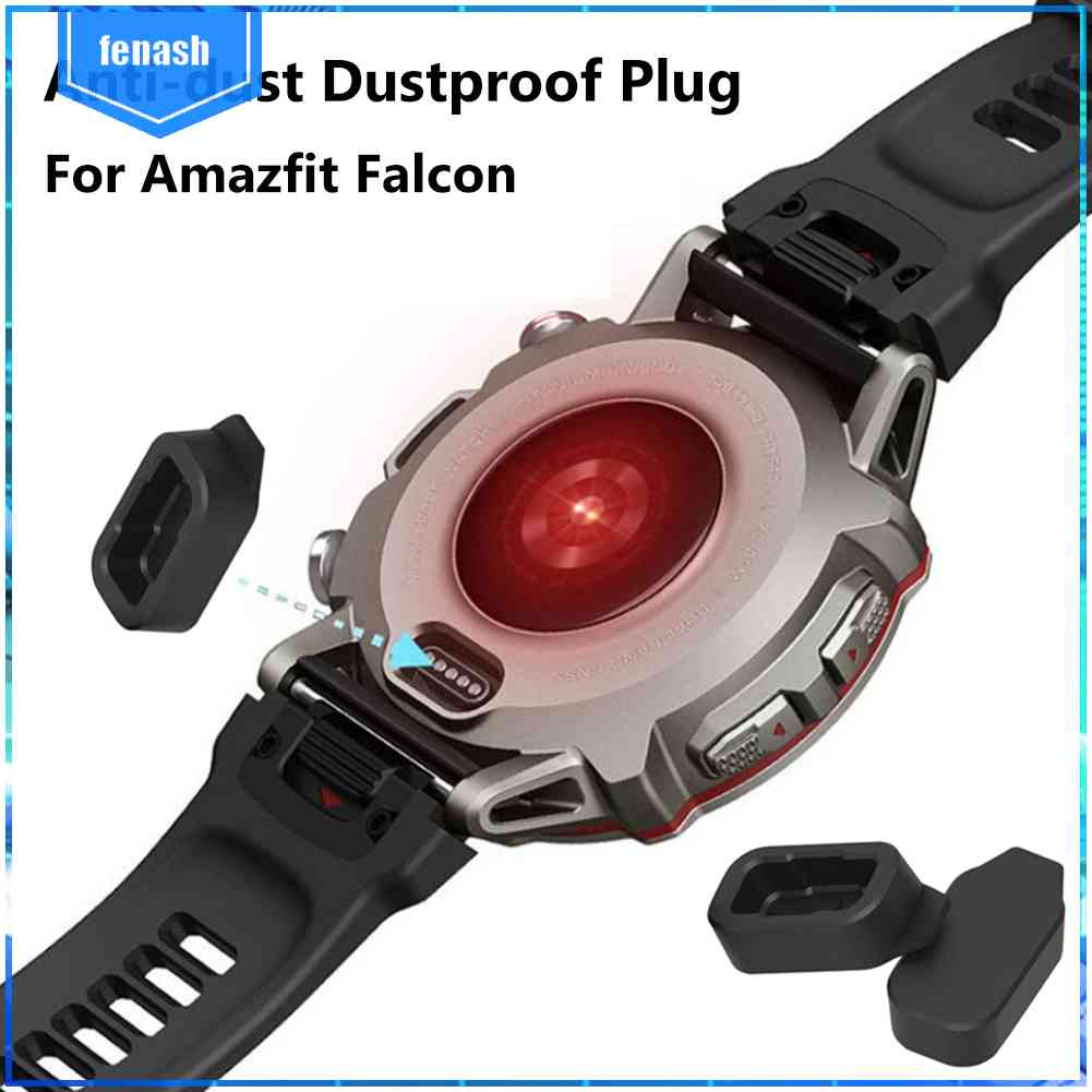 Set 2 / 6 Nắp Đậy Cổng Sạc Chống Bụi Bằng Silicon Thay Thế Cho Amazfit Falcon A2029