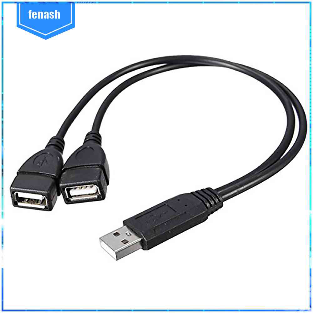 Dây Cáp Nối Dài Chuyển Đổi Đầu Cắm USB 2.0 Sang Cổng Cắm USB Kép Dài 30cm